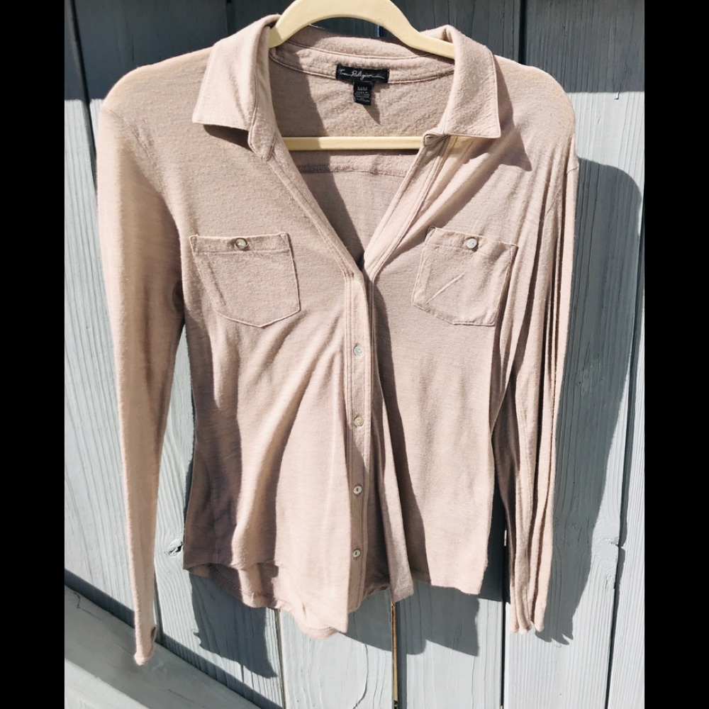 True Religion Button Up Top